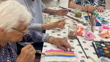 Wandgestaltung für die Pflege-WG